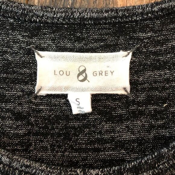 Lou & Grey S Gray Sleeveless Tank SignatureSoft Side Pockets Casual Dress - Picture 5 of 6